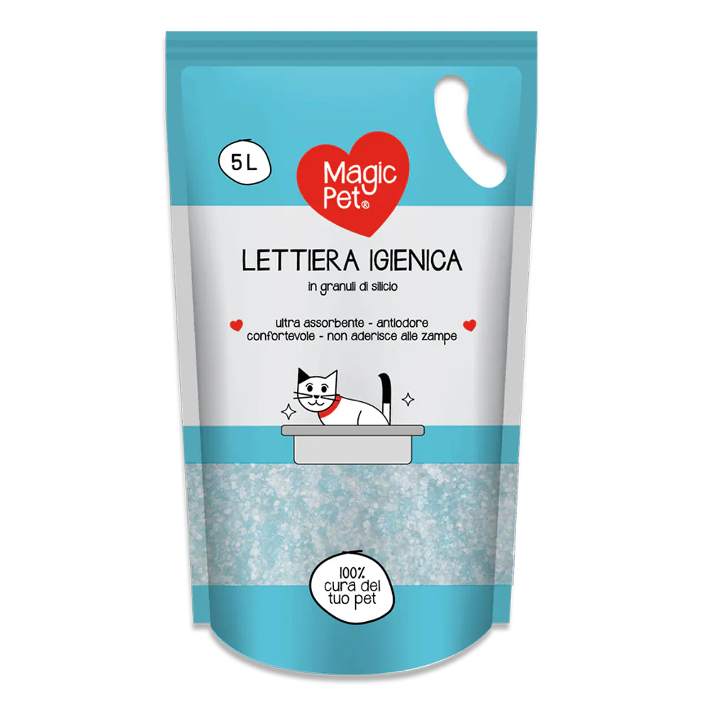 Lettiera per Gatti - Silicio - MagicPet