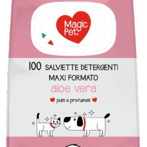 Magic Pet Salvietta profumo Aloe Vera 100 pz